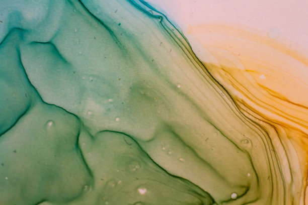 摘要亮色流体背景、手绘酒精画、液体墨技术纹理进行背景设计图片下载