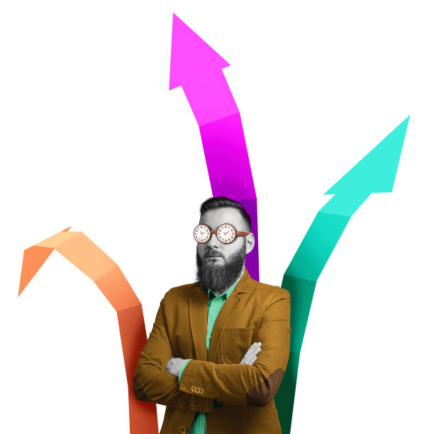 现代趋势，策划与发展艺术拼贴。图片下载