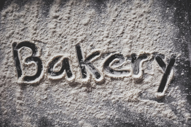 面粉文本面包店图片下载