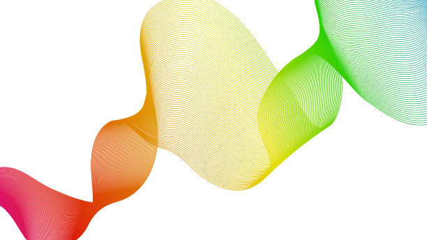 摘要背景与波浪梯度线图片下载