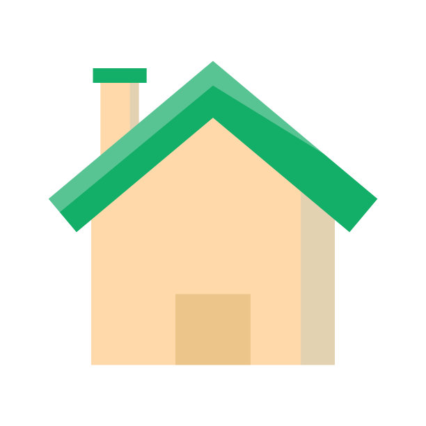 房子图标。房地产图标。向量。图片下载