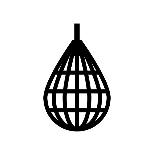 网陷阱图标矢量孤立在白色，标志和符号插图。图片下载