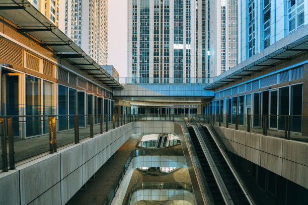 夜晚的成都城市天际线图片下载