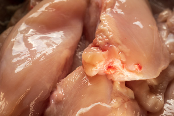 生鸡胸里脊背景特写图片下载