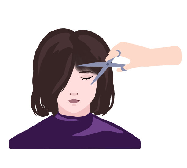 美容院的理发店和顾客，发型师和美容院的女孩在理发店的女孩图片下载