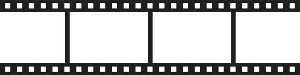 空白薄膜带。35毫米电影。电影的概念。矢量图图片下载
