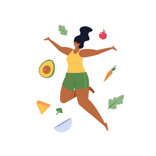 健康生态饮食计划矢量插图。新鲜的有机蔬菜。计划吃水果和蔬菜的女性。健康饮食理念，膳食计划，营养咨询，均衡饮食计划图片下载