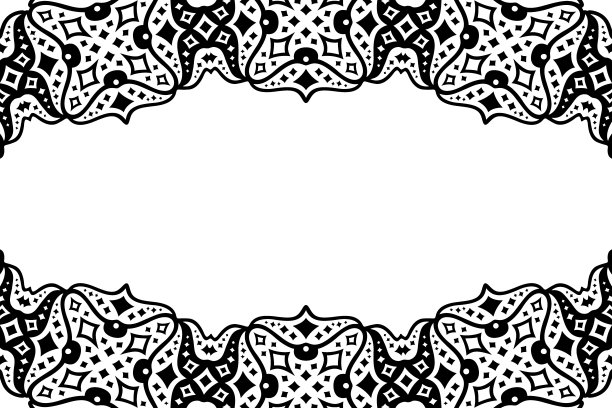 黑色星空部落图案的宇宙艺术图片下载