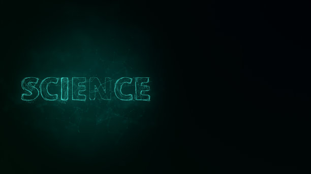 科学标题具有丛效应。用点连接的线。行标题丛图片下载