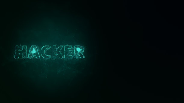 黑客头衔具有丛效应。用点连接的线。行标题丛图片下载