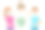 接受新冠肺炎疫苗的男孩和女孩，以及为他们接种疫苗的医生，戴着盾牌和注射器，以显示疫苗提供的保护图片下载
