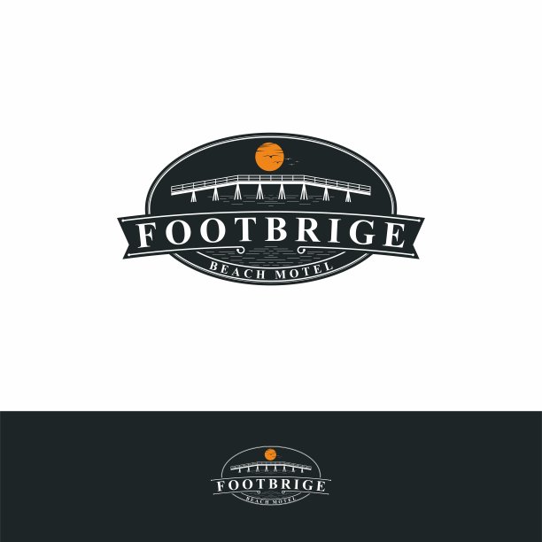 桥梁图标设计模板图片下载