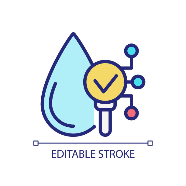 水安全像素完美的RGB颜色图标图片下载