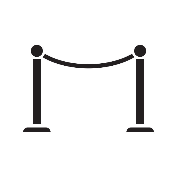 流行插图的栅栏图标图片下载