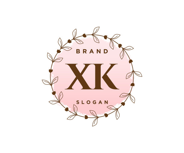 最初的xk女性标志可用于自然沙龙图片下载