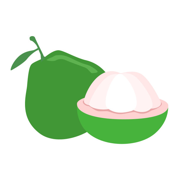 柚子孤立于白色水果或食物中图片下载