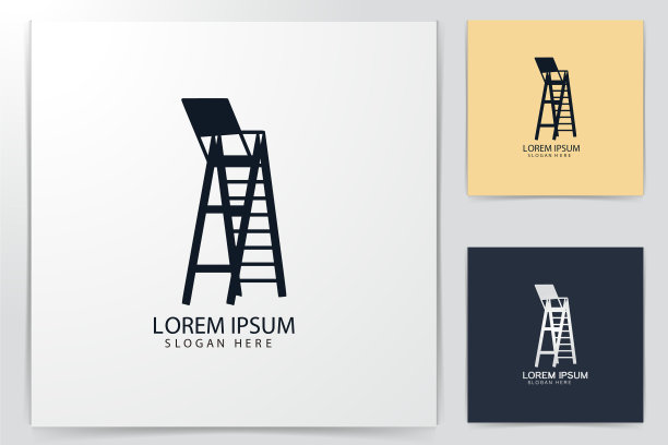 海岸警卫椅标志创意灵感标志图片下载