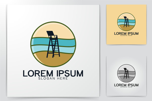 长椅保护海滩标志的想法灵感标志图片下载