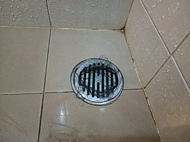 重点是堵塞下水道的毛发。图片下载