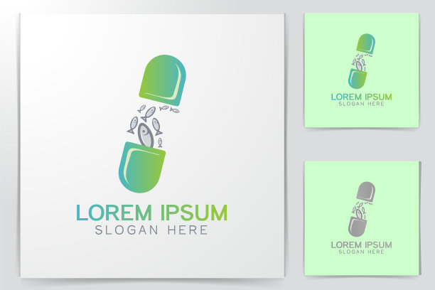 药丸鱼补充标志设计的灵感图片下载