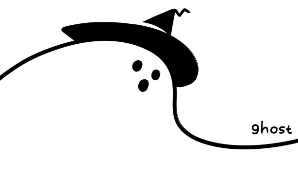 幽灵在万圣节那天出现的插图。图片下载