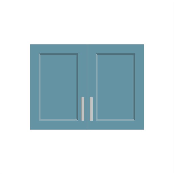 蓝色的门图片下载