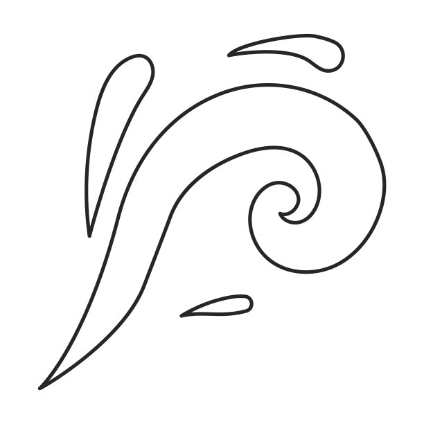 水花图标轮廓图标图片下载