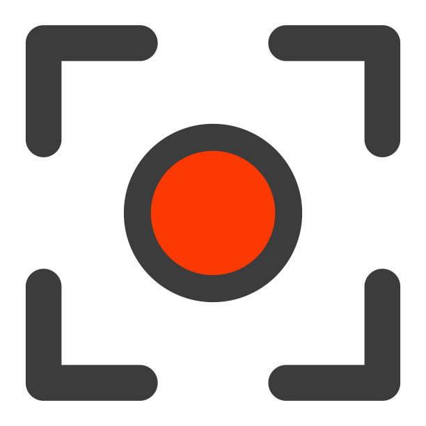 录音图标。矩形图标。摄像机拍摄图标。向量。图片下载