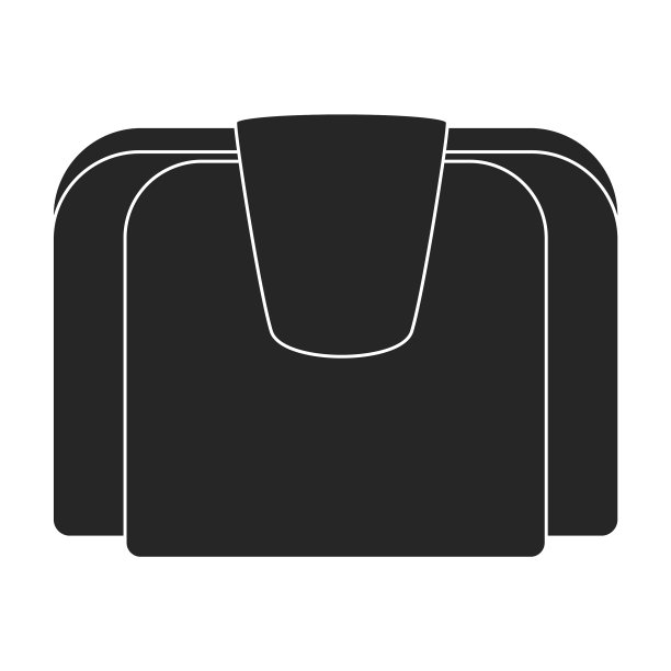 皮革钱包图标黑色图标图片下载