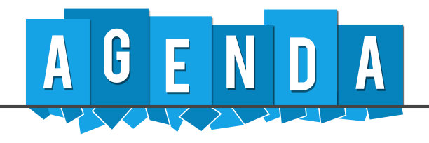 议程蓝色随机形状顶部盒子图片下载