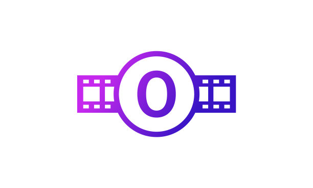 0号圆圈带卷轴条纹幻灯片图片下载