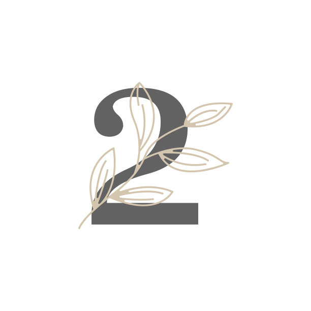 2号花卉和植物标志自然叶片图片下载