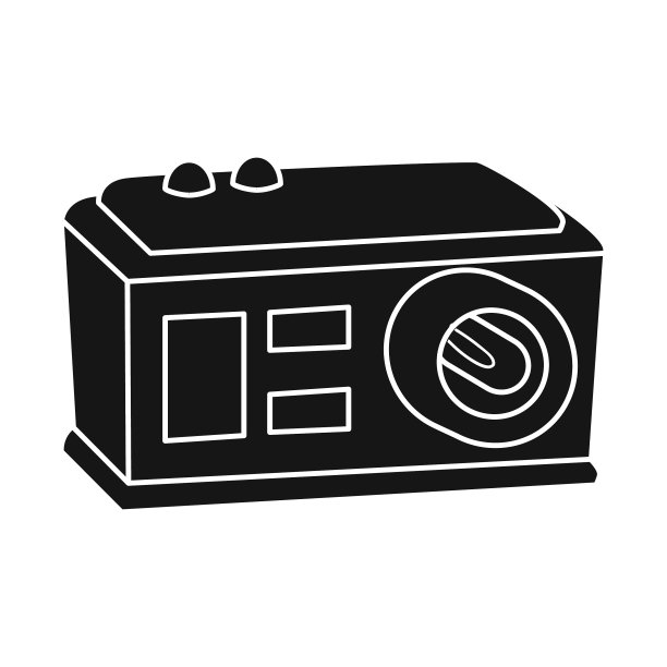 孤立对象的聚光灯和照片符号网图片下载