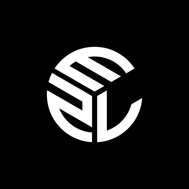 EZL字母黑色背景标志设计图片下载