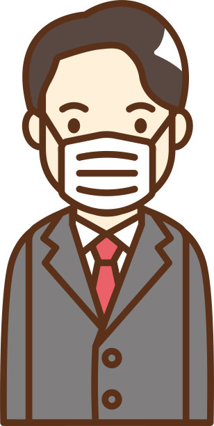 一个穿着西装戴着面具的男人。图片下载