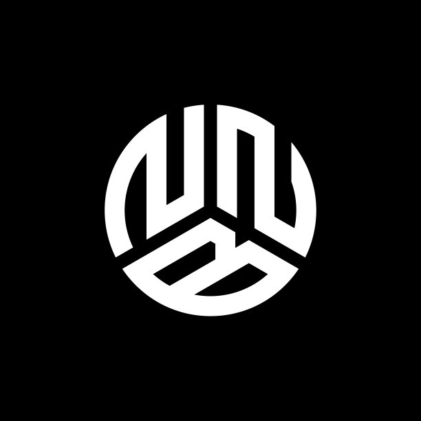 NNB字母标志黑色背景设计图片下载