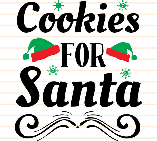 Santa SVG设计的饼干图片下载