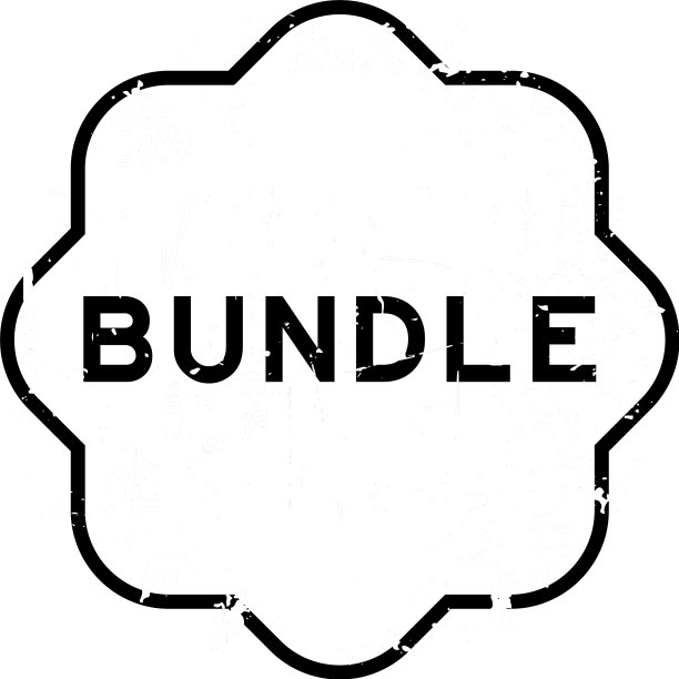 垃圾黑捆字橡胶印章上图片下载