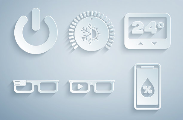 设置智能眼镜恒温器湿度为智能图片下载