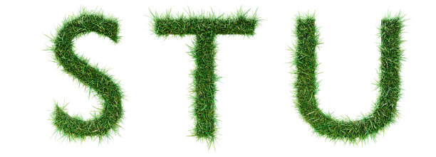 草字母STU孤立在白色背景上图片下载