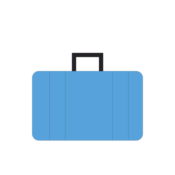 旅行袋图标。图片下载