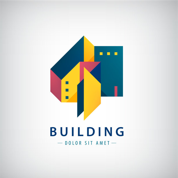 矢量智慧城市，房地产图标。商业智慧城市概念。建筑施工图片下载