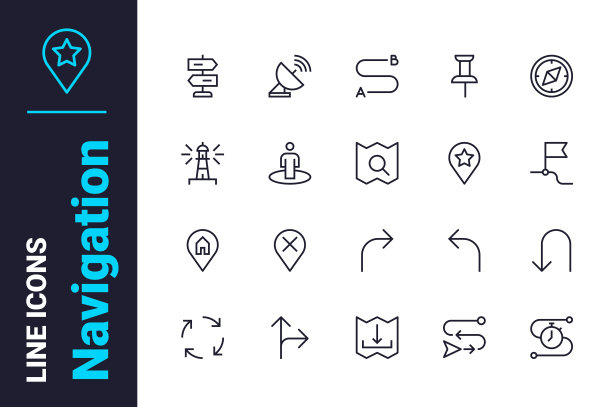 按照地图和找到方式图标设置图片下载