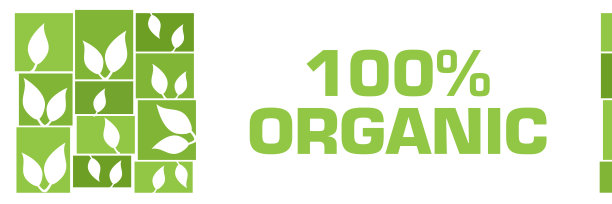 有机百分之百绿叶网格左图片下载