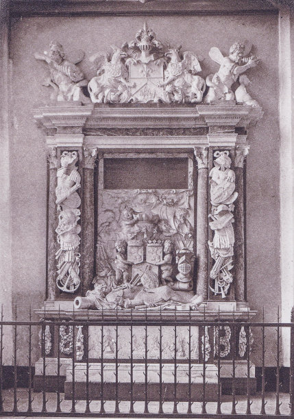 海军上将冯特朗普纪念碑在代尔夫特，阿姆斯特丹(荷兰)1894古董照片图片下载