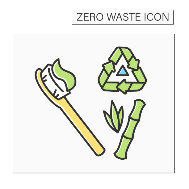 竹牙刷颜色图标图片下载