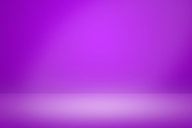 紫色的墙壁和地板与灯光和阴影背景。用于产品展示、展示和封面横幅设计。图片下载