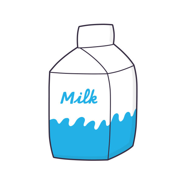 牛奶纸盒箱图片下载