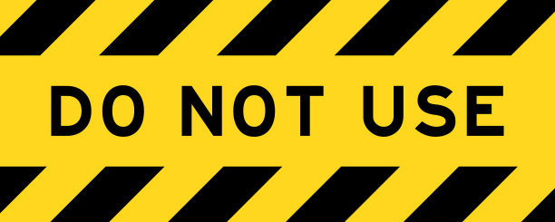 黄色和黑色带线条纹的标签横幅和字不使用图片下载