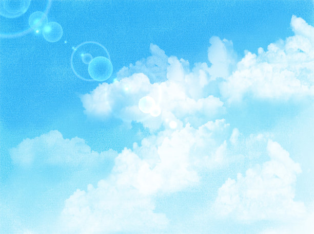 天空和云的插图。图片下载